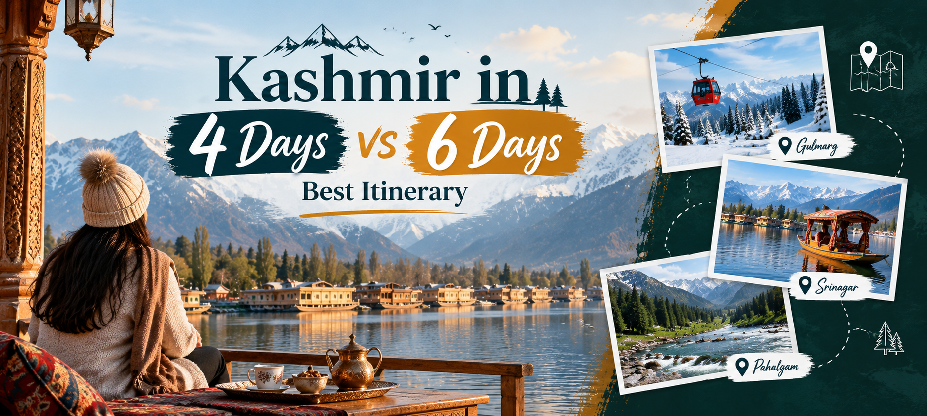 Kashmir in 4 Days vs 6 Days – Best Itinerary