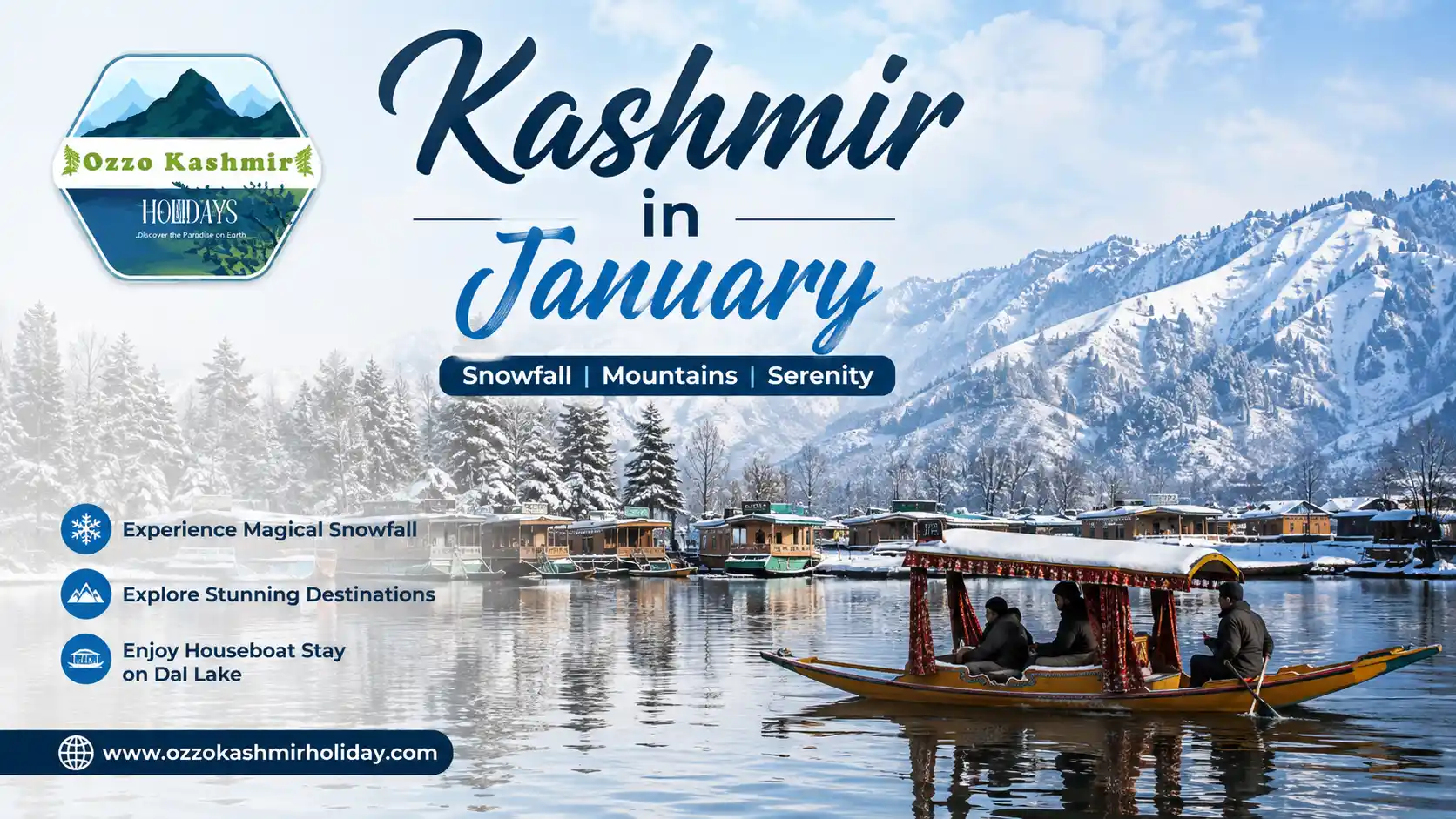 Kashmir in January: Weather, Snowfall & Places to Visit